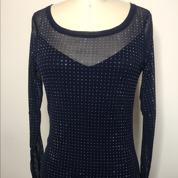 New Michael Kors mesh top w/silver studs - Picture 1 of 6